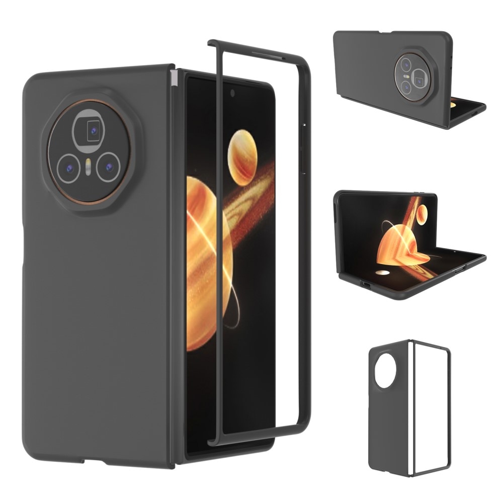 Honor Magic V3 Hardcase Gummicoating Zwart