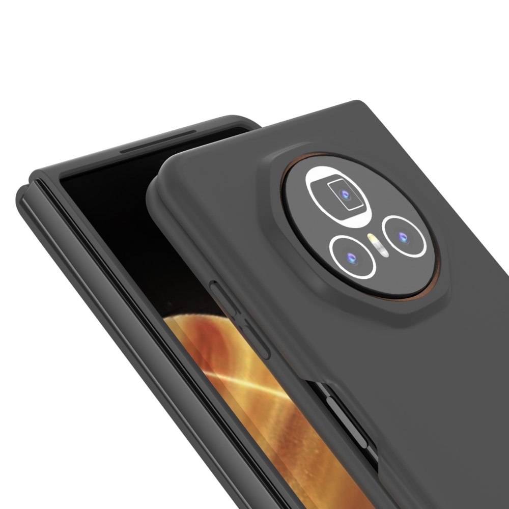 Honor Magic V3 Hardcase Gummicoating Zwart
