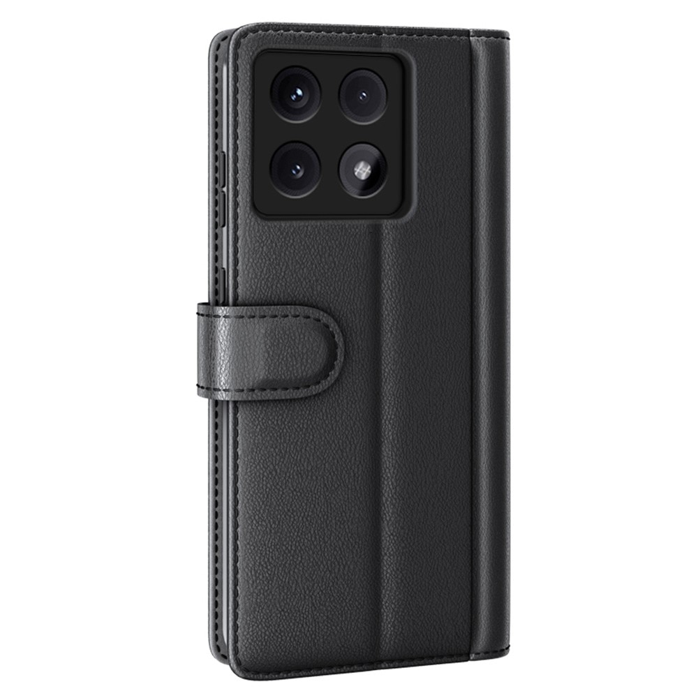 Xiaomi 14T Echt lederen hoesje Zwart