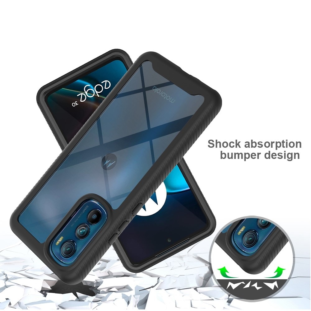 Motorola Edge 30 Full Protection Case Zwart