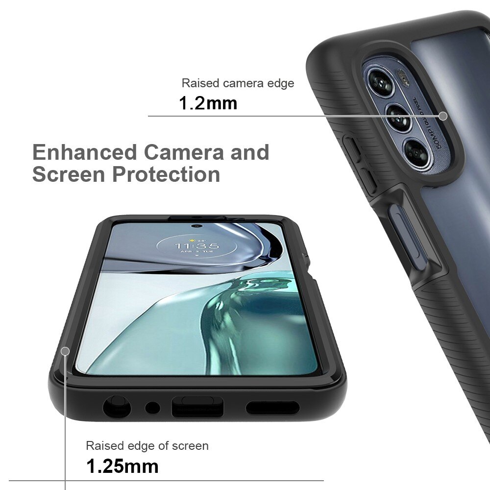 Motorola Moto G62 Full Protection Case Zwart