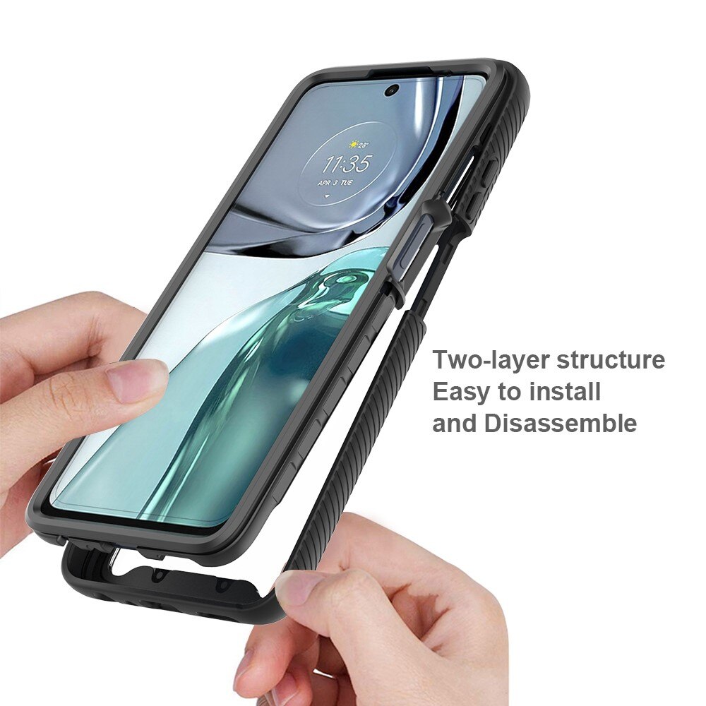 Motorola Moto G62 Full Protection Case Zwart