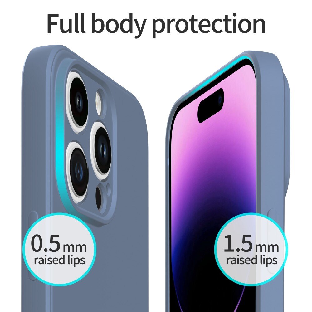 Soft TPU Case iPhone 14 Pro Max Blauw