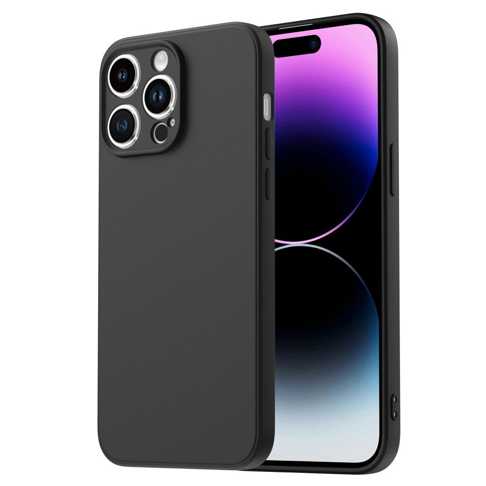 Soft TPU Case iPhone 14 Pro Zwart