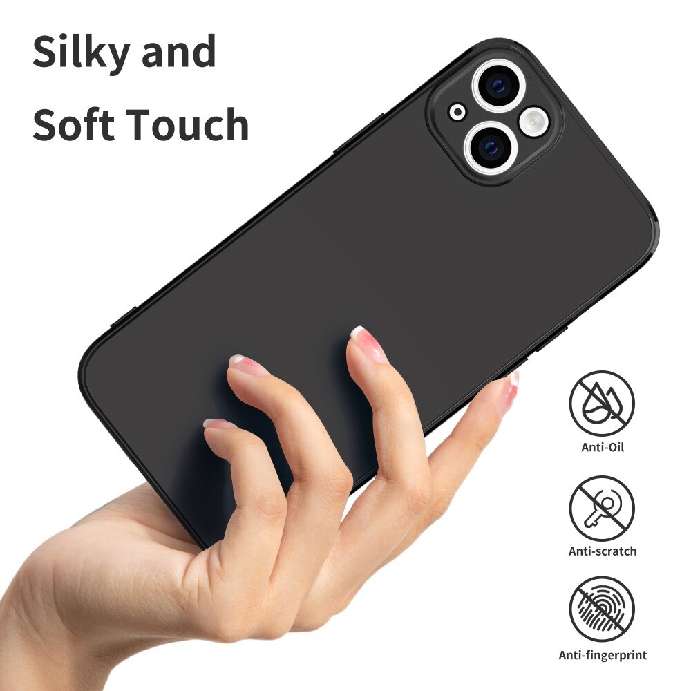 Soft TPU Case iPhone 14 Zwart