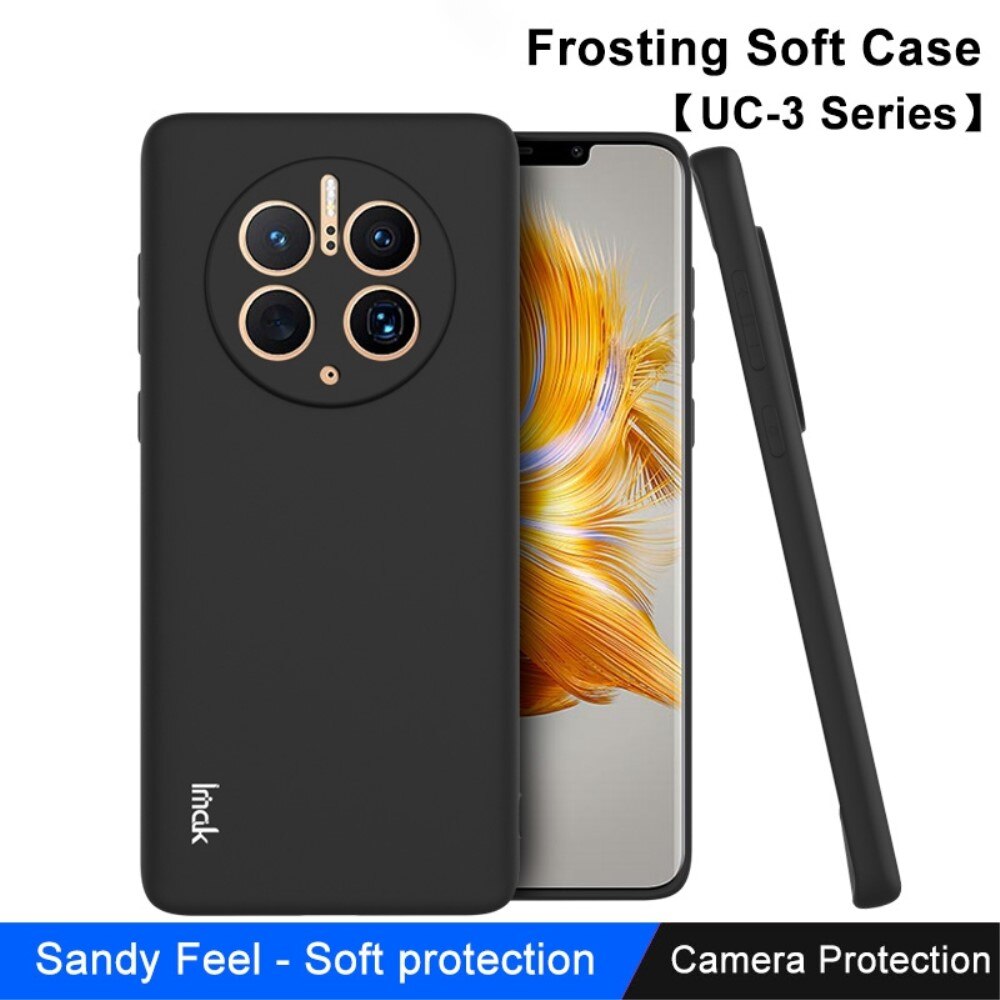 Frosted TPU Case Huawei Mate 50 Pro Zwart