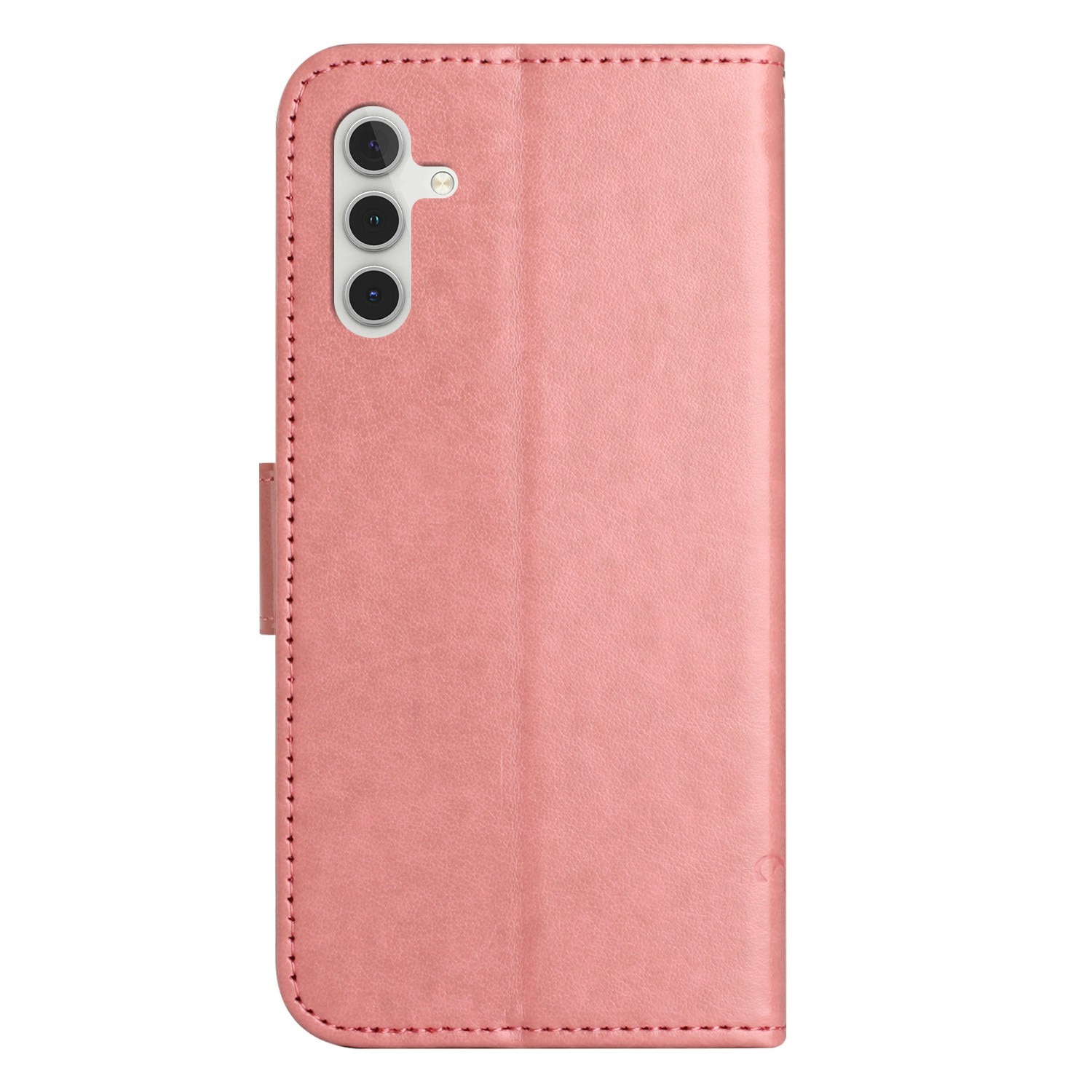 Samsung Galaxy A17 Leren vlinderhoesje Roze