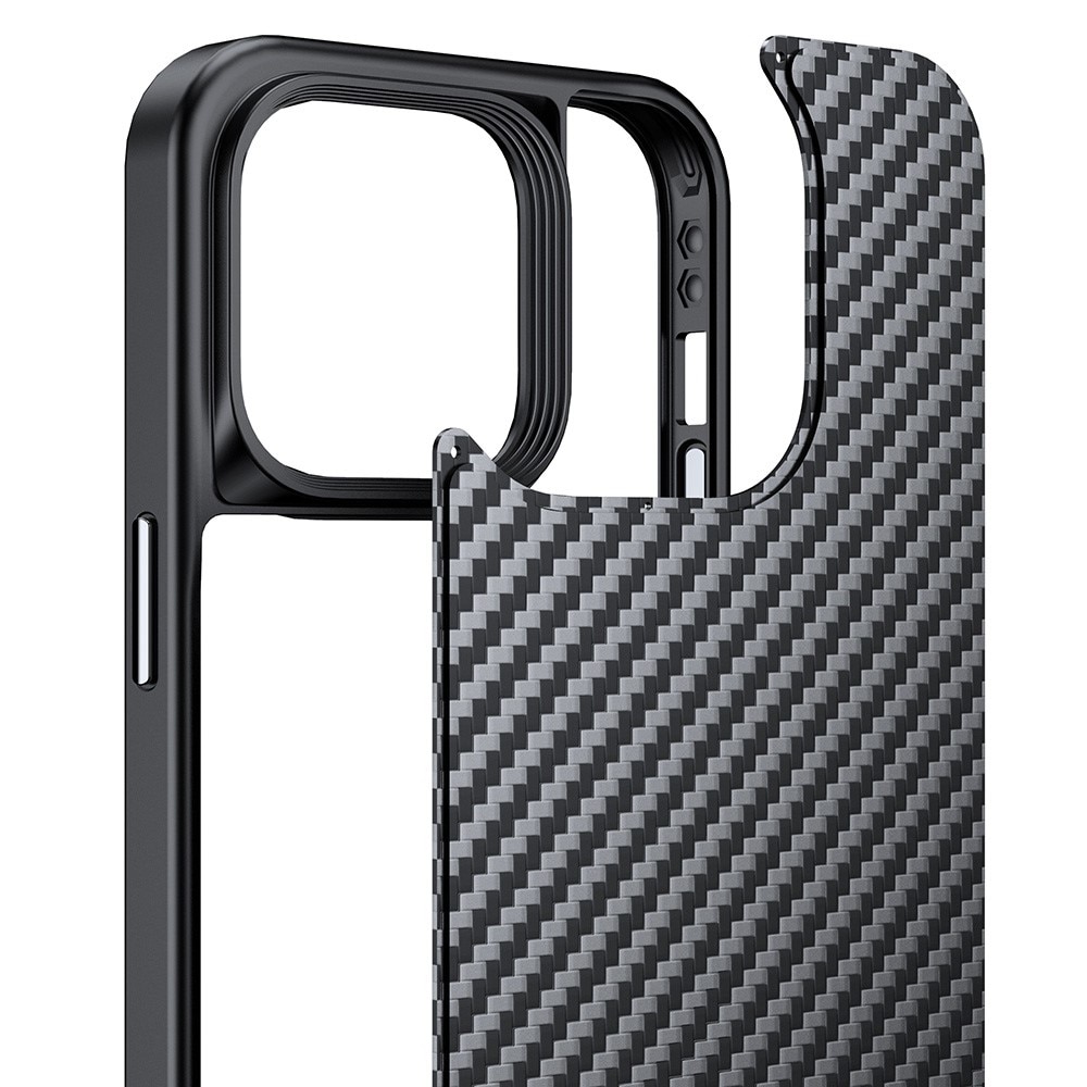 iPhone 14 Pro Hybridcase Kevlar MagSafe koolstofvezel