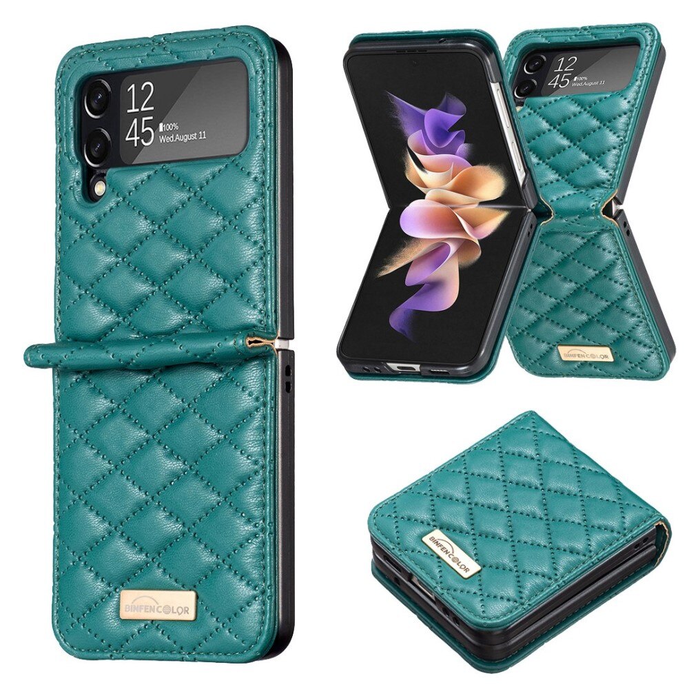 Samsung Galaxy Z Flip 3 Bookcover hoesje Groen