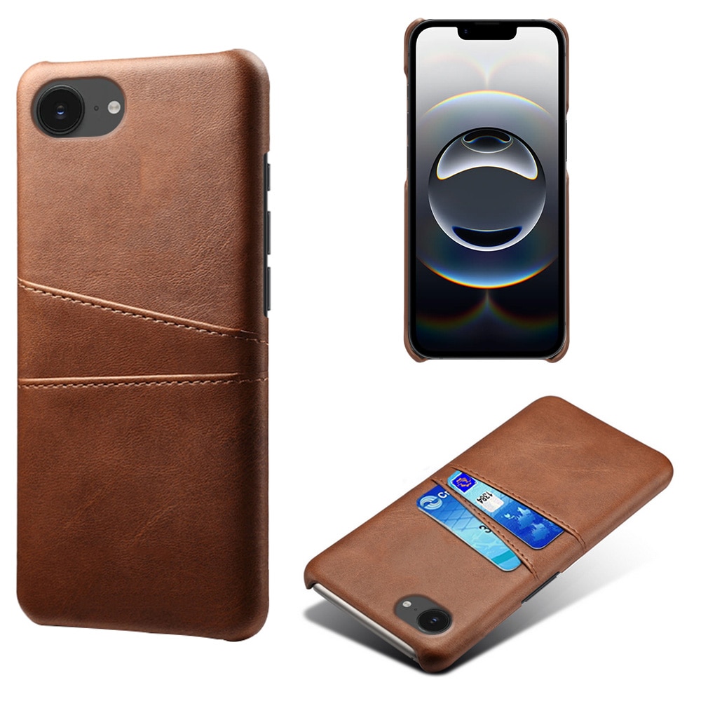 Card Slots Case iPhone 16e Bruin