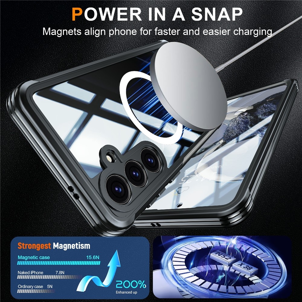 Samsung Galaxy S25 Plus Premium Full Protection Case Zwart