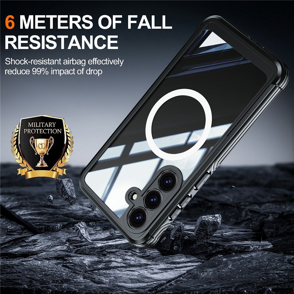 Samsung Galaxy S25 Plus Premium Full Protection Case Zwart