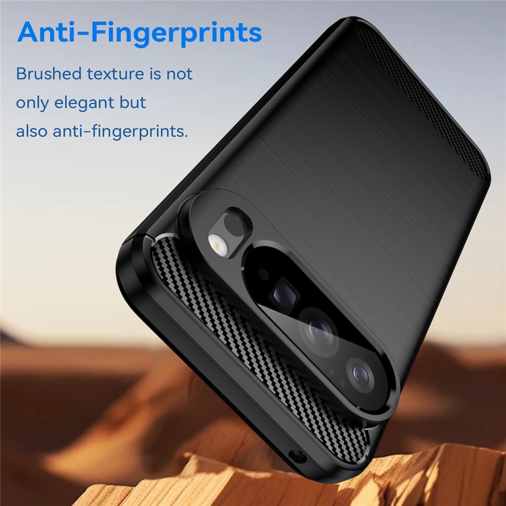 Hoesje TPU Brushed Google Pixel 10 Pro XL Zwart