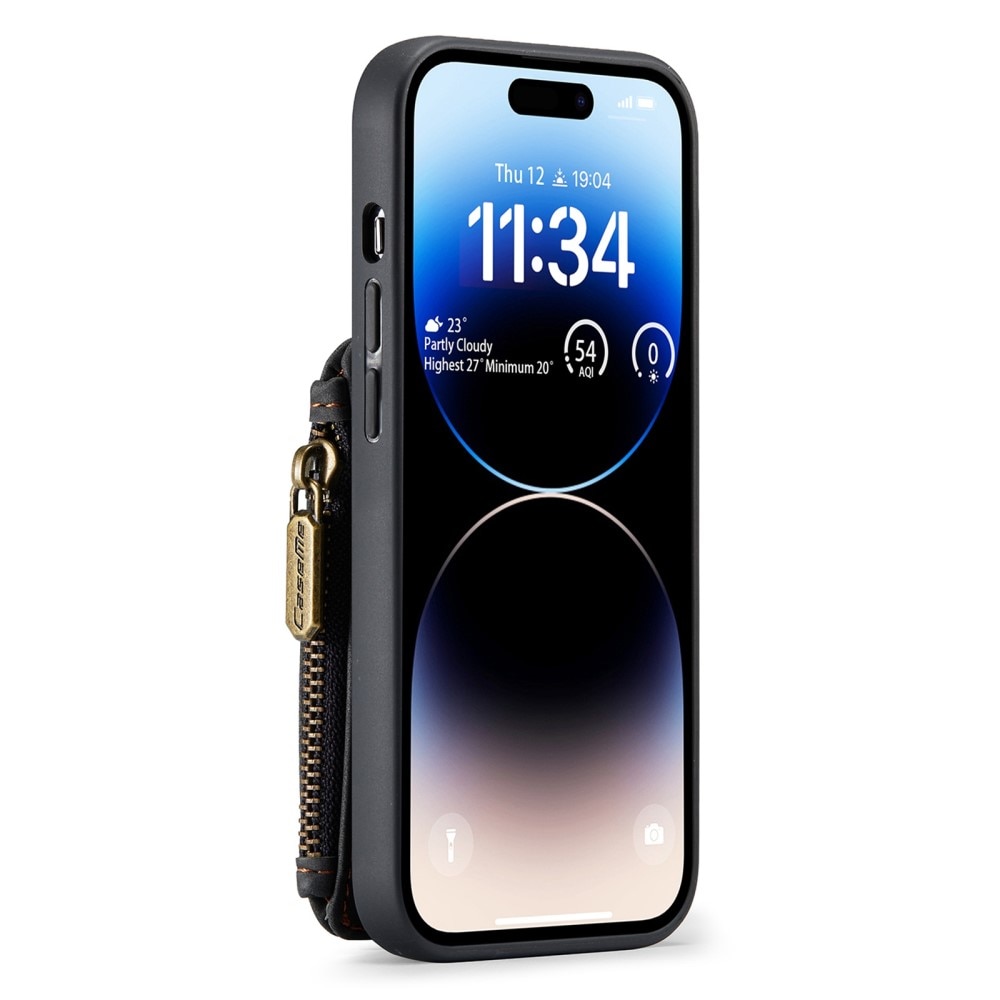 Multi-slot hoesje iPhone 14 Pro Zwart