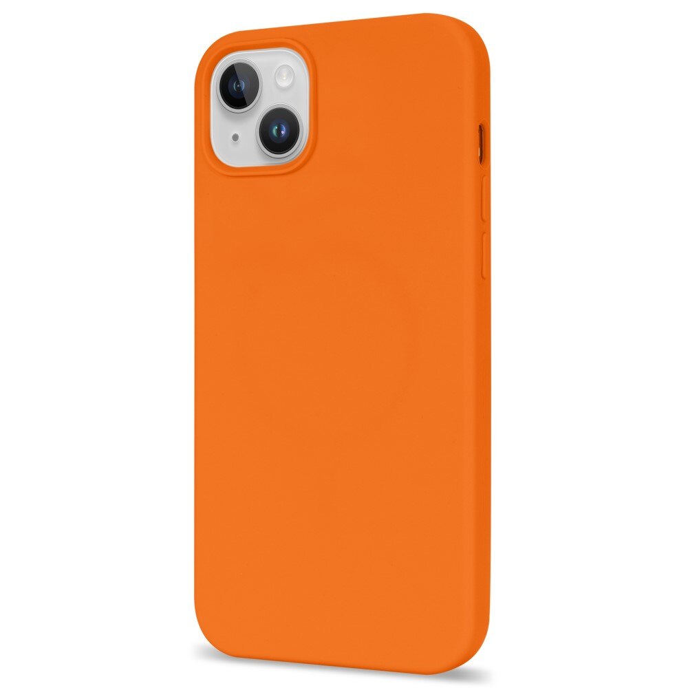 Siliconen hoesje iPhone 14 oranje