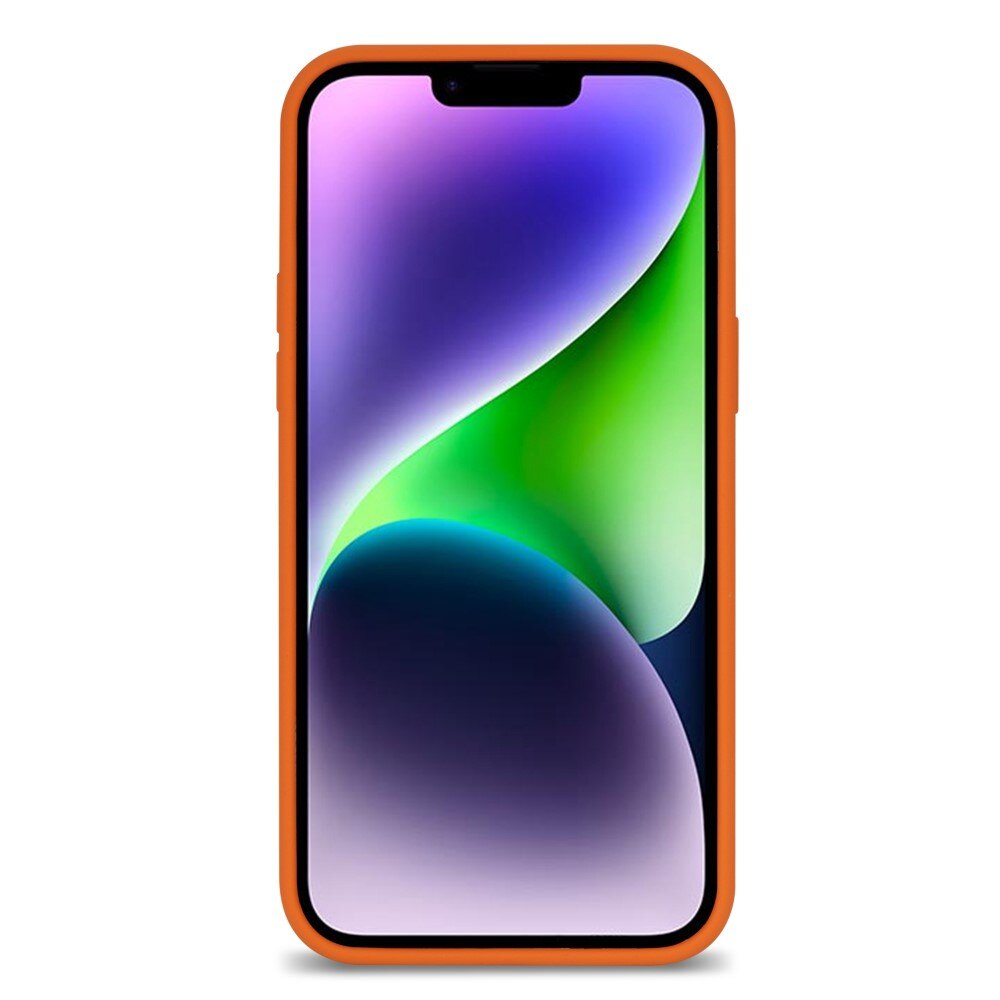 Siliconen hoesje iPhone 14 oranje