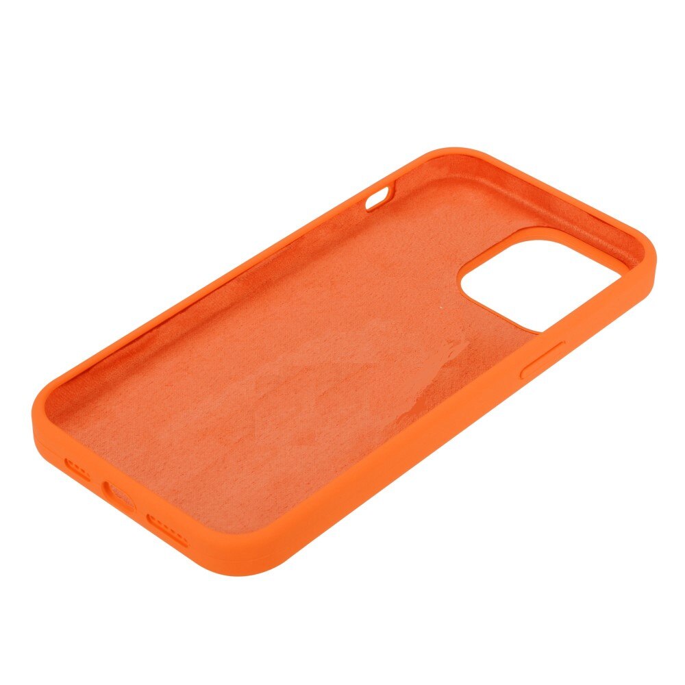 Siliconen hoesje iPhone 14 oranje