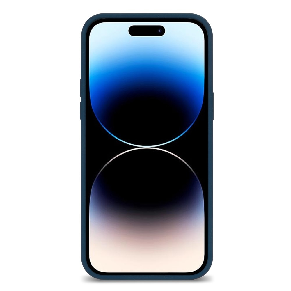Siliconen hoesje iPhone 14 Pro blauw