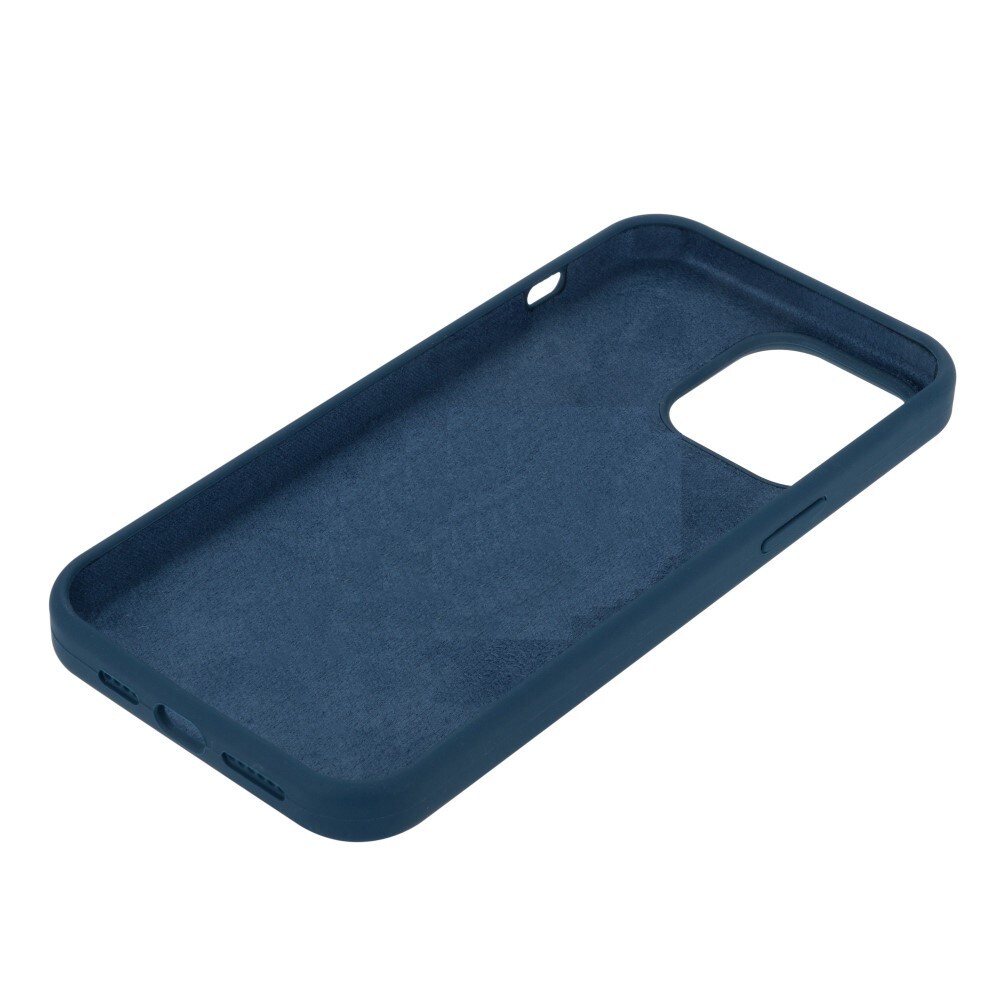 Siliconen hoesje iPhone 14 Pro Max blauw