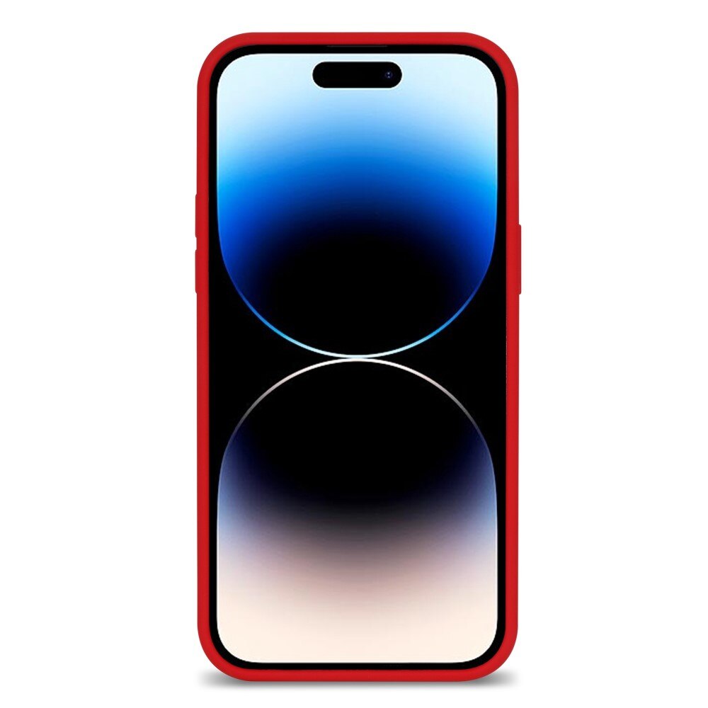 Siliconen hoesje iPhone 14 Pro Max rood