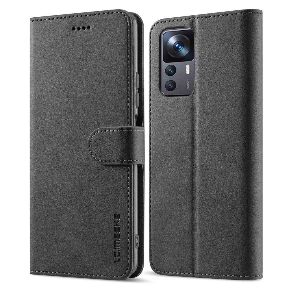 Bookcover hoesje Xiaomi 12T/12T Pro Zwart