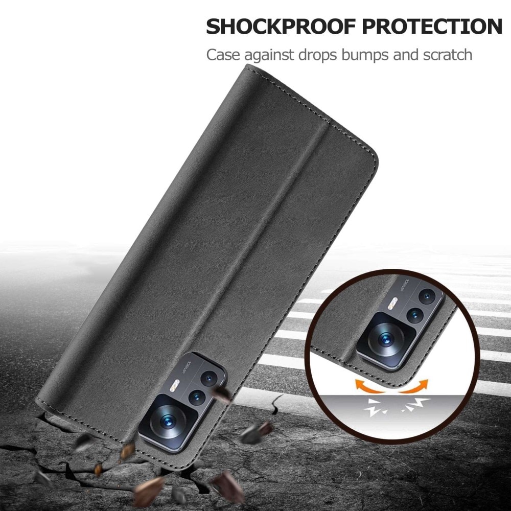 Bookcover hoesje Xiaomi 12T/12T Pro Zwart