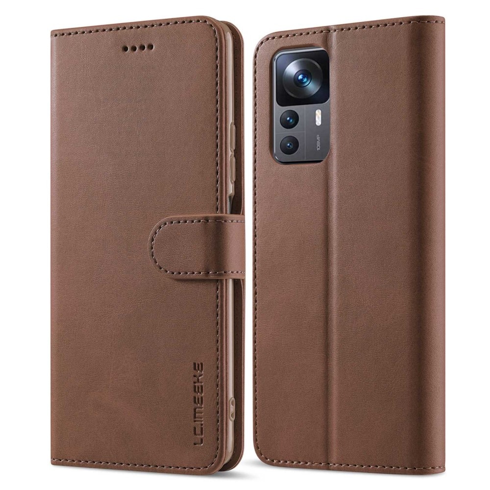 Bookcover hoesje Xiaomi 12T/12T Pro Bruin