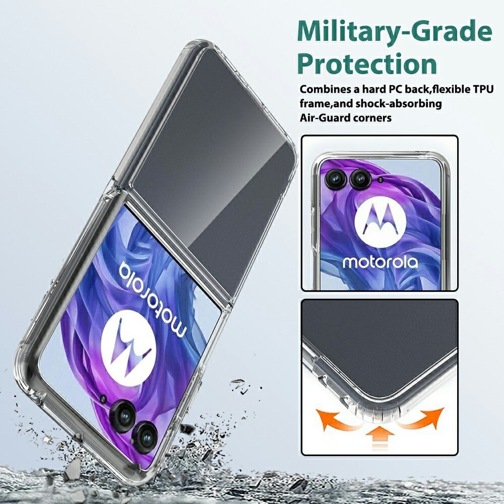 Hybridcase Motorola Razr 60 Ultra Transparant