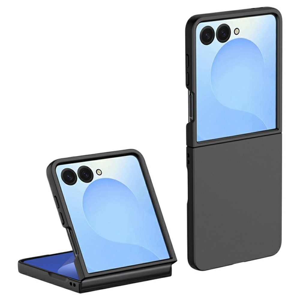 Samsung Galaxy Z Flip 7 Hardcase Gummicoating zwart