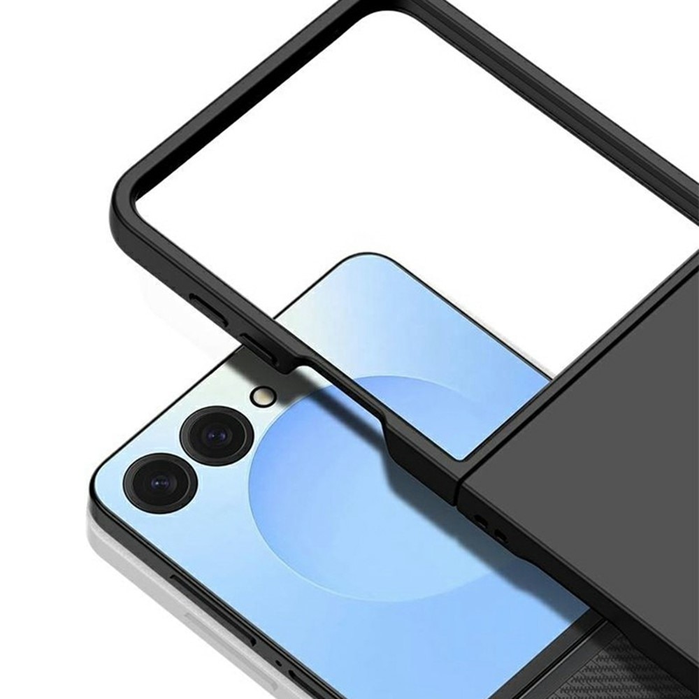 Samsung Galaxy Z Flip 7 Hardcase Gummicoating zwart
