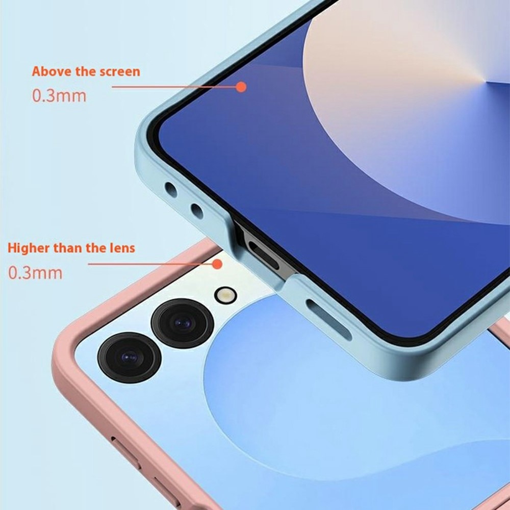 Samsung Galaxy Z Flip 7 Hardcase Gummicoating zwart