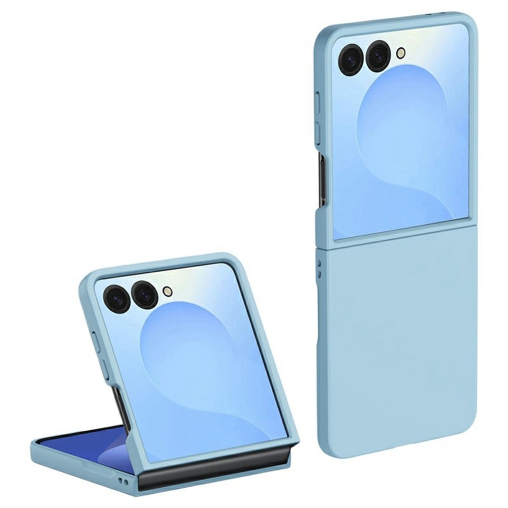 Samsung Galaxy Z Flip 7 Hardcase Gummicoating Blauw