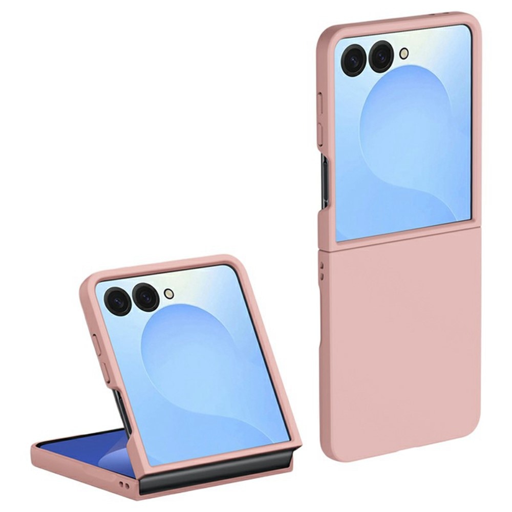 Samsung Galaxy Z Flip 7 Hardcase Gummicoating Roze