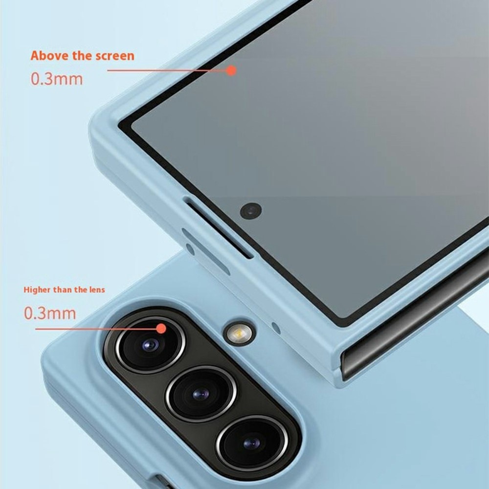 Samsung Galaxy Z Flip 7 Hardcase Gummicoating Wit