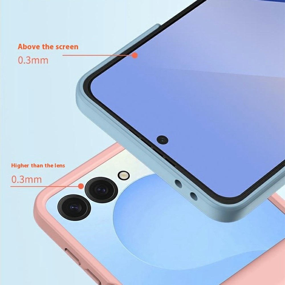Samsung Galaxy Z Flip 7 Hardcase Gummicoating Hinge Protection Groen