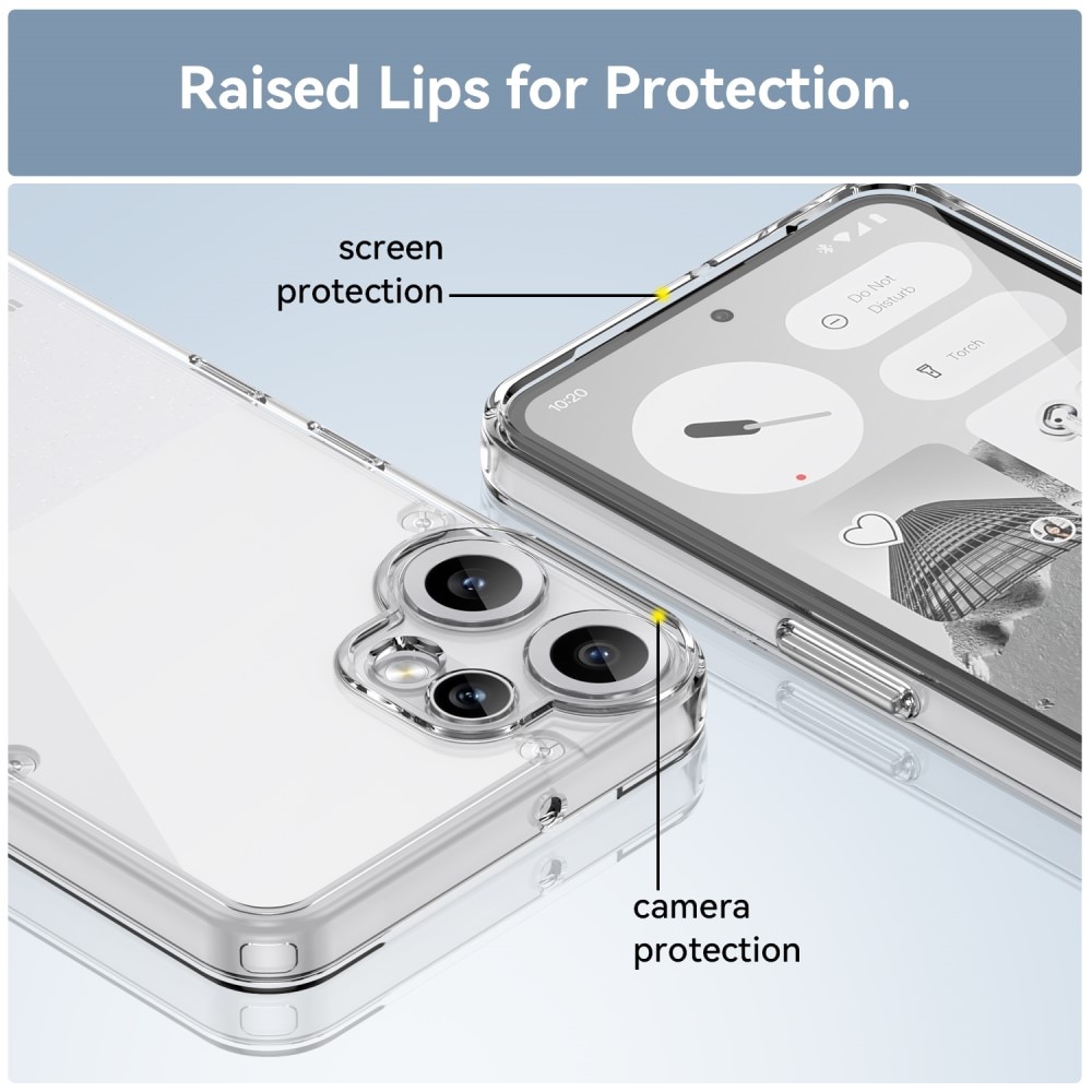 Hybridcase Nothing CMF Phone 2 Pro Transparant