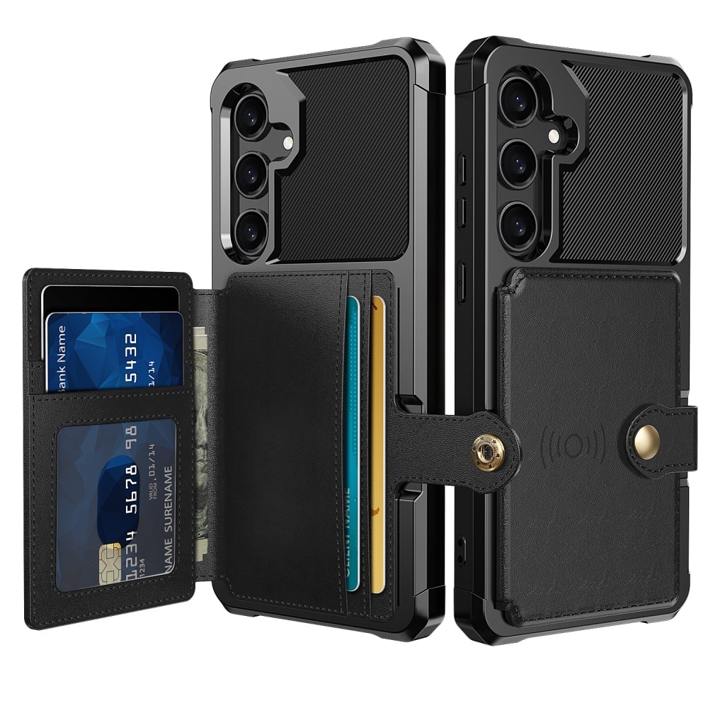 Samsung Galaxy S24 FE Tough Multi-slot Hoesje Zwart