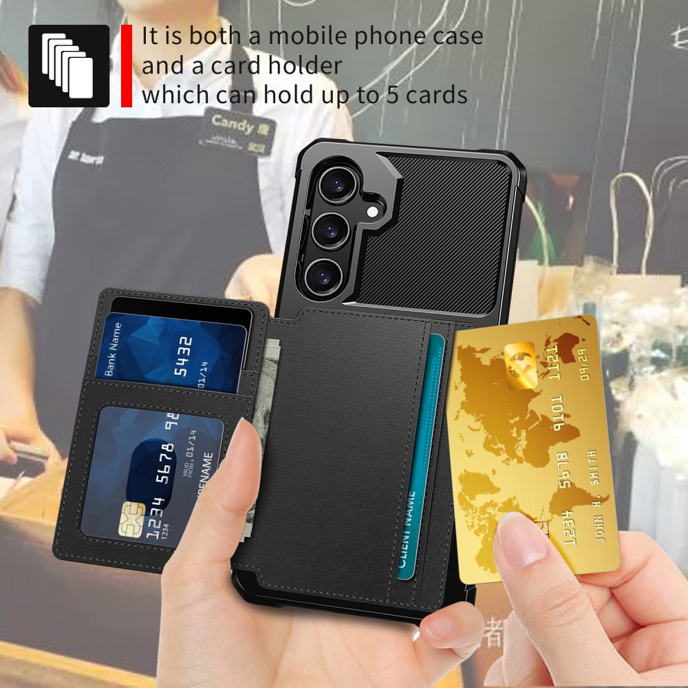 Samsung Galaxy S24 FE Tough Multi-slot Hoesje Zwart