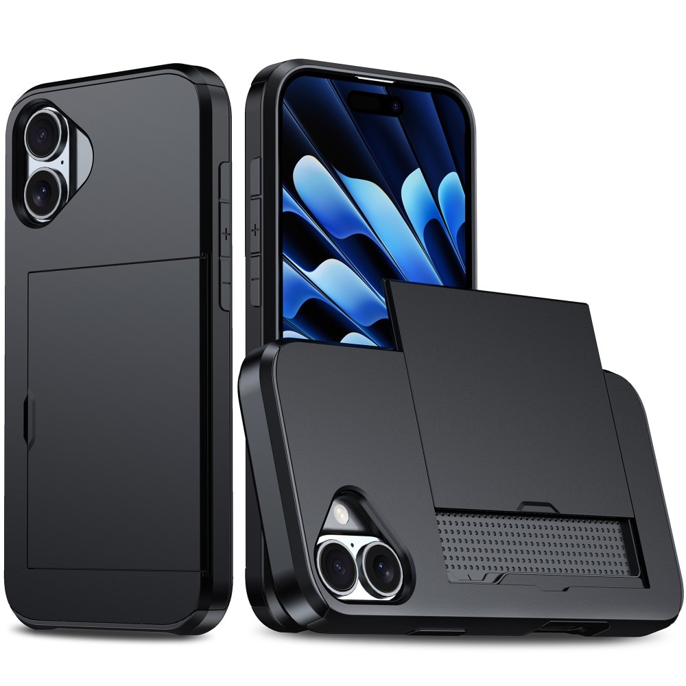 iPhone 17 Hoesje met Cardslot Zwart