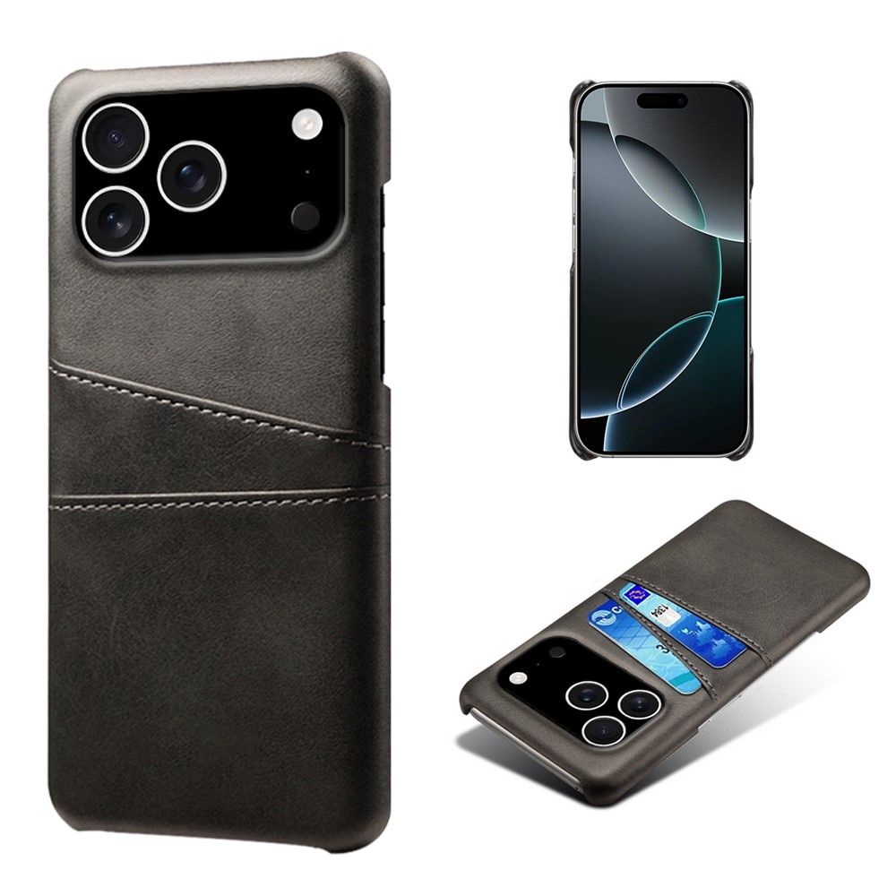 Card Slots Case iPhone 17 Pro Zwart