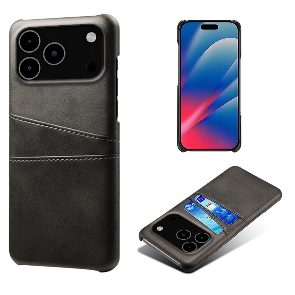 Card Slots Case iPhone 17 Pro Max Zwart