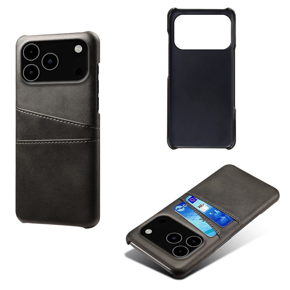 Card Slots Case iPhone 17 Pro Max Zwart