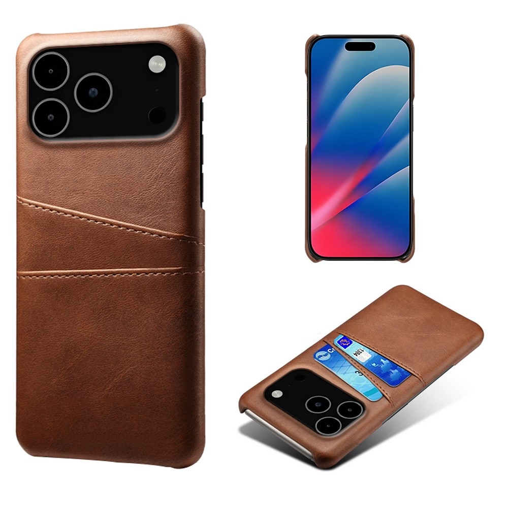 Card Slots Case iPhone 17 Pro Max Bruin