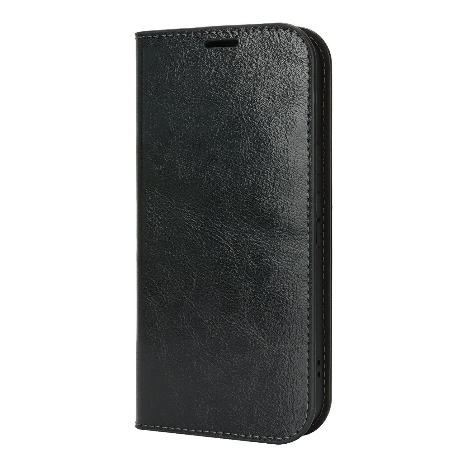 Google Pixel 10 Mobielhoesje Echt Leer Zwart