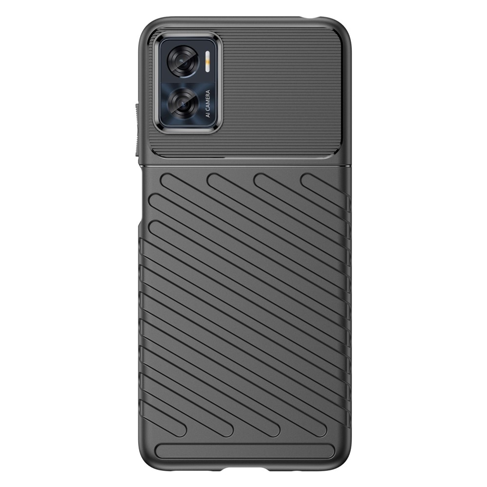 Motorola Moto E22i Thunder TPU Case Zwart