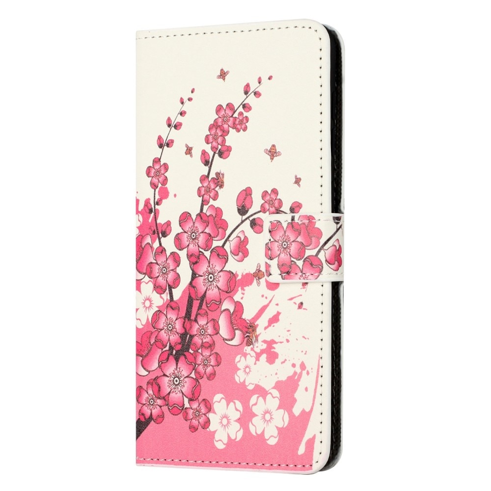 Samsung Galaxy A14 Bookcover hoesje Kersenbloemen