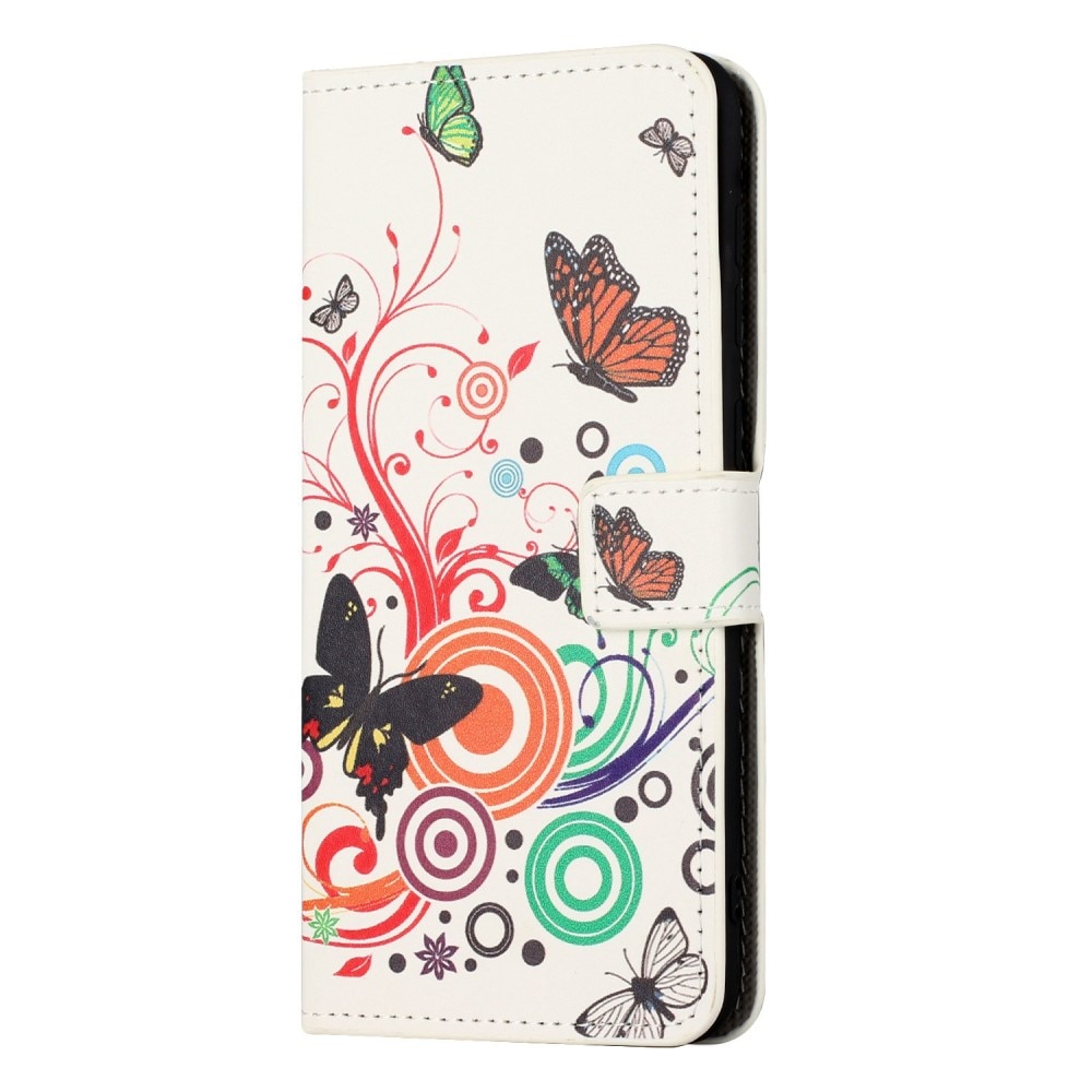 Samsung Galaxy A14 Bookcover hoesje witte vlinder