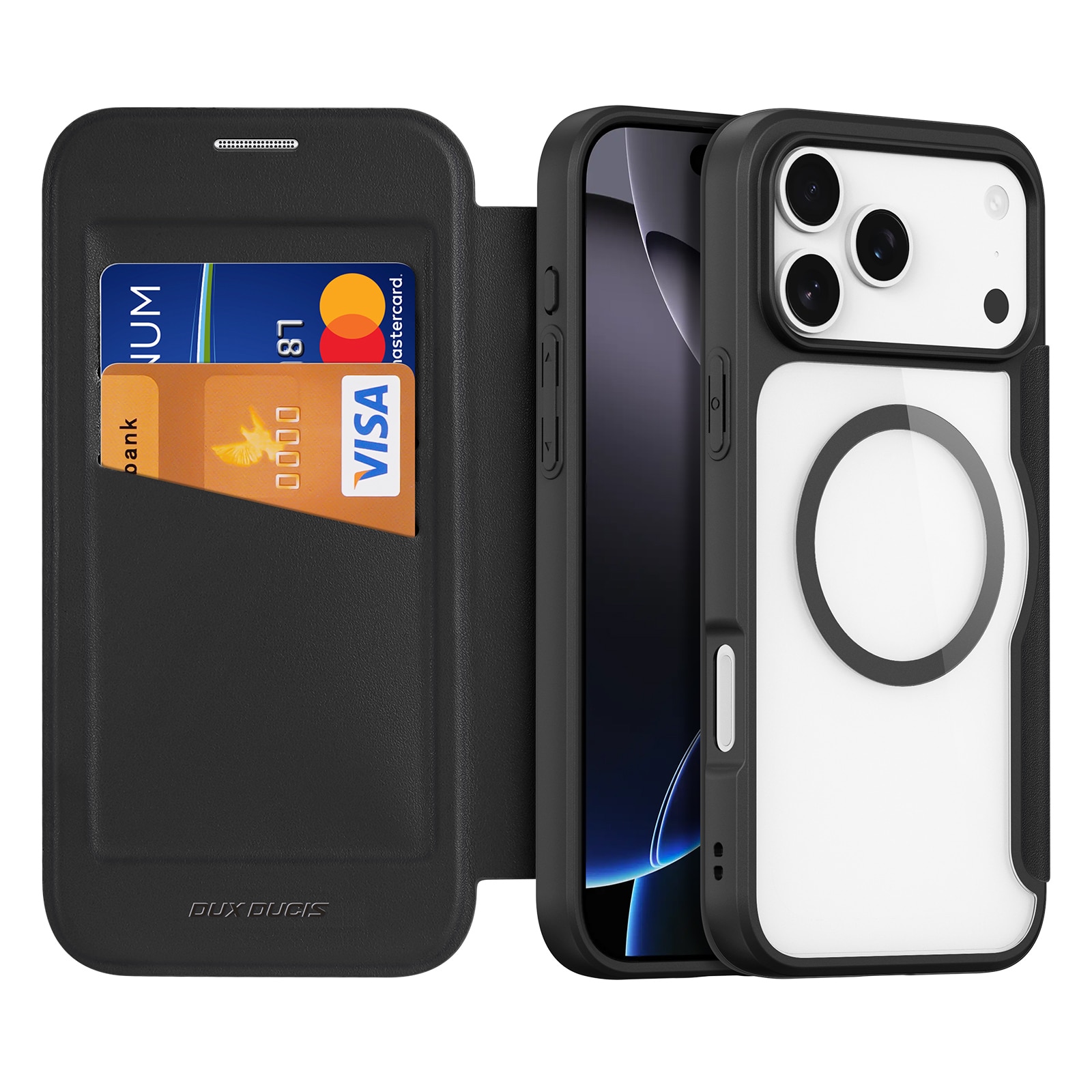 Skin X Pro MagSafe iPhone 17 Pro Zwart