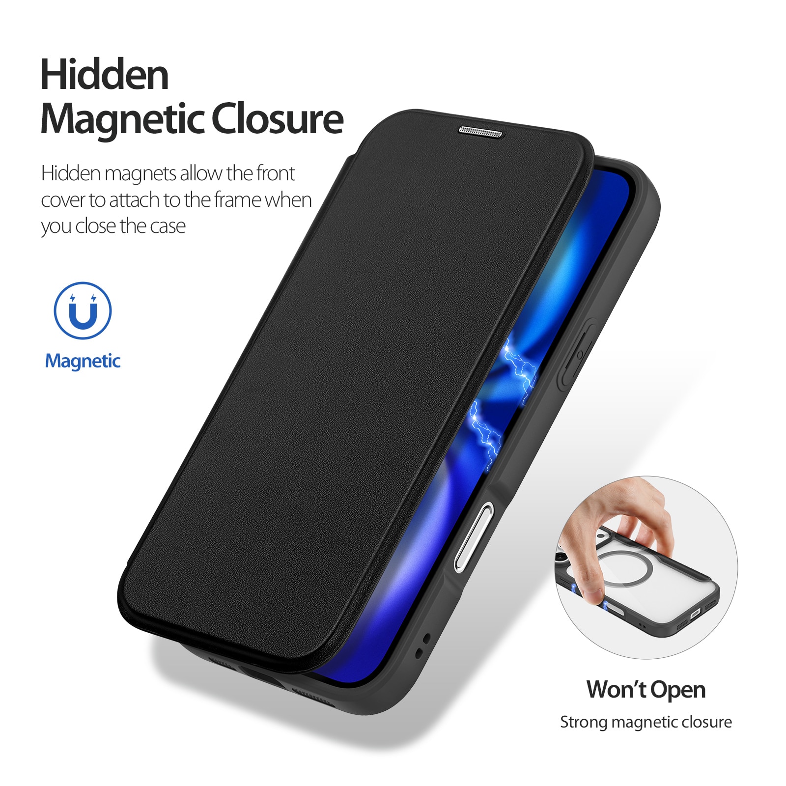 Skin X Pro MagSafe iPhone 17 Pro Zwart