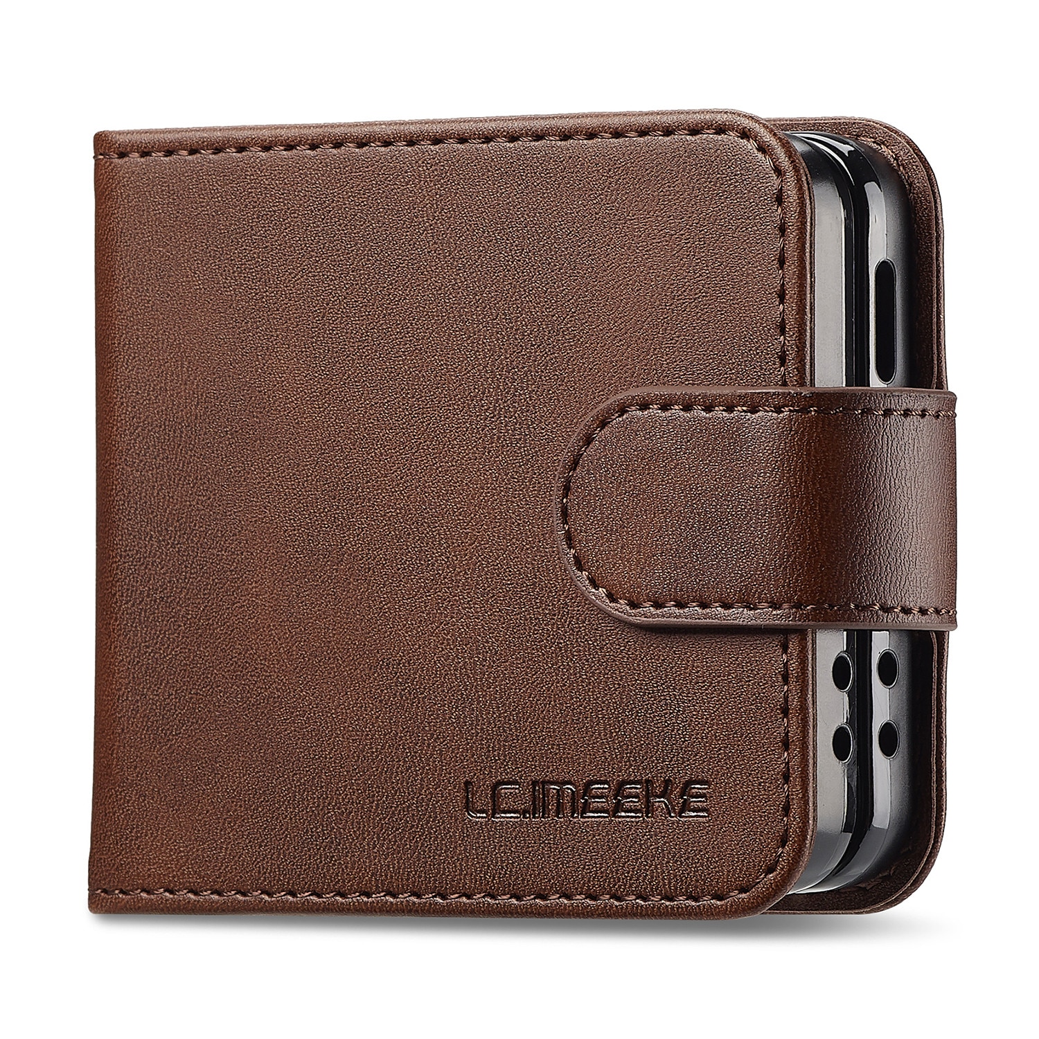 Bookcover hoesje Samsung Galaxy Z Flip 7 Bruin